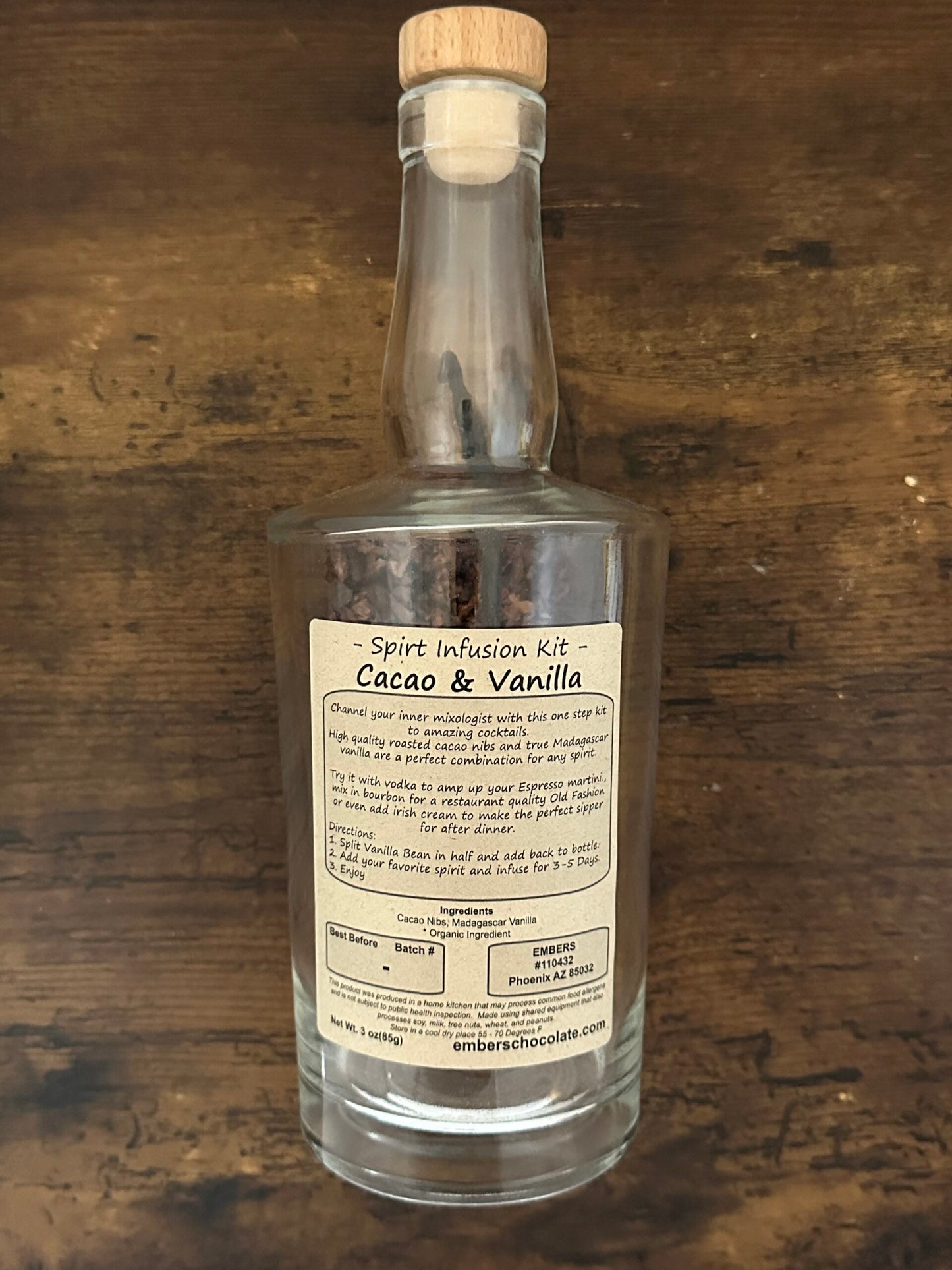 Cacao & Vanilla Spirt Infusion Kit